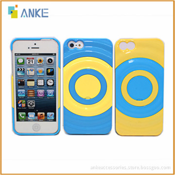 Water Ripple Design Hard Plastic Case for IPhone 5 5S 5G,4 in 1 Assemble,OEM ODM Wellcome